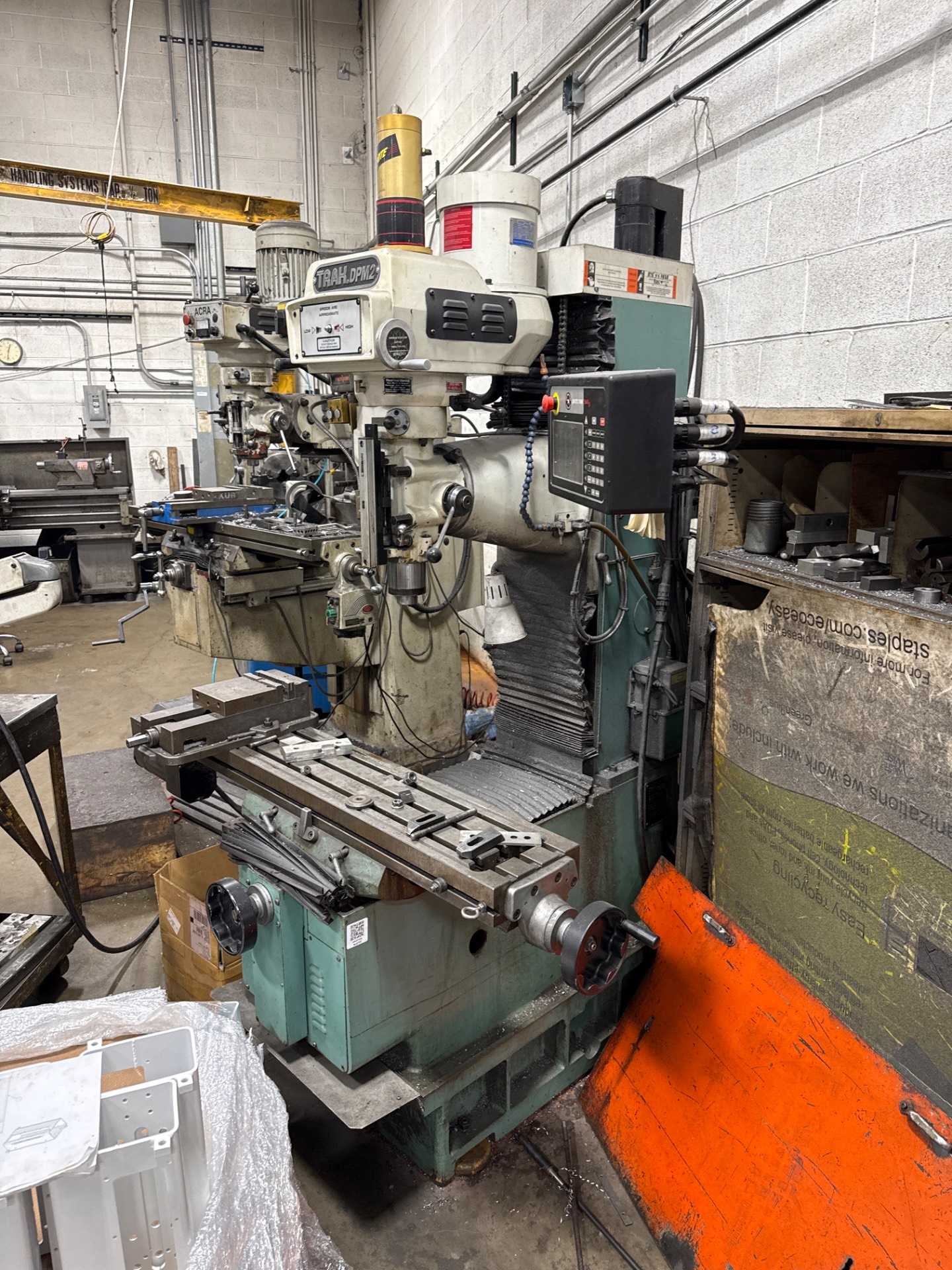 SOUTHWESTERN INDUSTRIES TRAK DPMEMX 2 VERTICAL MILL, 3 HP, 5000 RPM, 51X9 TABLE - VERTICAL MILLING MACHINES