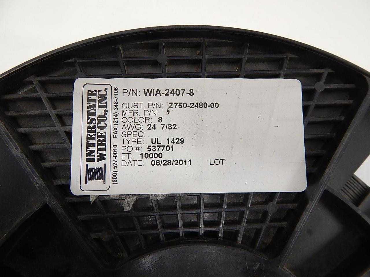 JUDD WIA-2407-8 AA19 Z750-2480-00 WIRE (10000 FT) T58239 - ELECTRICAL WIRE