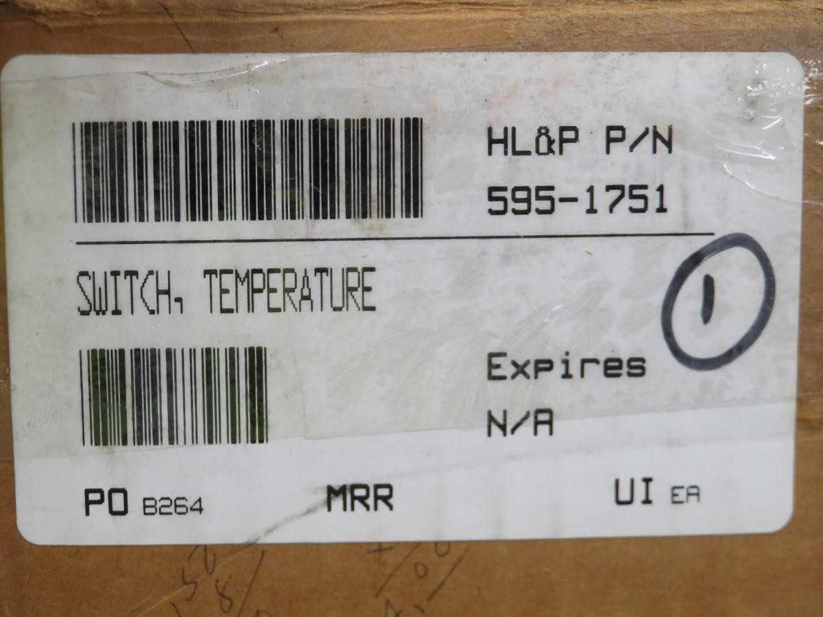UNITED ELECTRIC F402-4BS TEMPERATURE SWITCH T210473 - TEMPERATURE CONTROL COMPONENTS