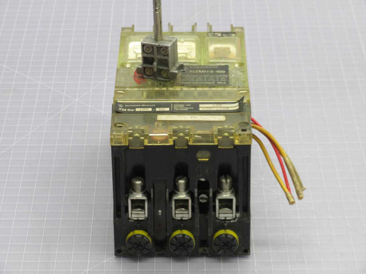 KLOCKNER MOELLER NZMH 6-100 APP/COMM CIRCUIT BREAKER T214820 - CIRCUIT BREAKERS