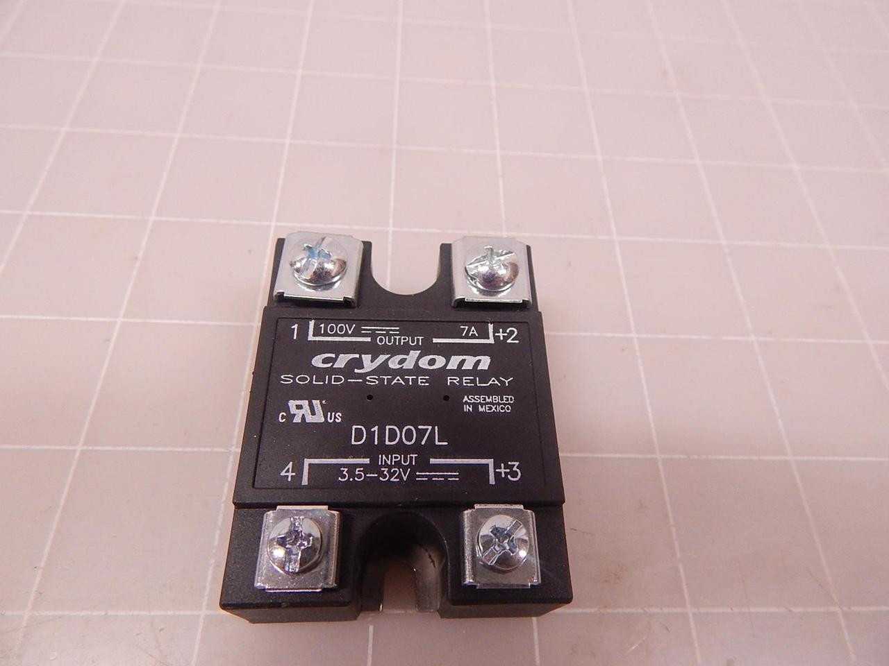 Lot Of 4 Crydom D1D07L Solid State Relays T70068 - SOLID STATE RELAY
