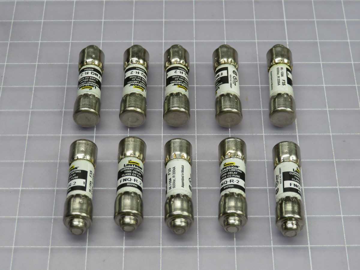 LOT OF 350 EATON FNQ-R-2 FUSE T252223 - FUSES