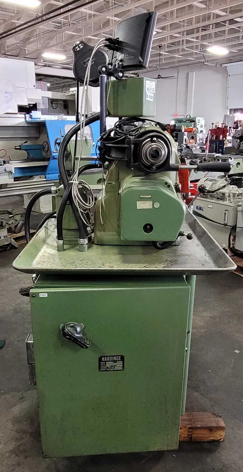 11" X 18" Hardinge Brothers HLV-H Wide Bed Super Precision Lathe With Newall DRO - MANUAL LATHES