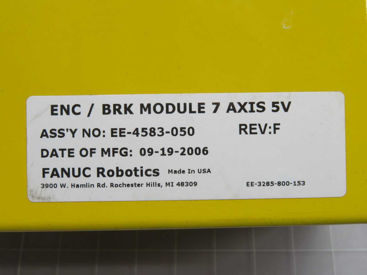 FANUC EE-4583-050 SERVO DRIVE T253123 - SERVO DRIVES