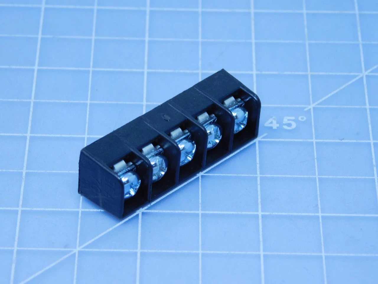 LOT OF 500 WOODLAND 0387044905 SR BTS PC CS 5 ASY BARRIER TERMINAL BLOCKS T149030 - TERMINAL BLOCKS