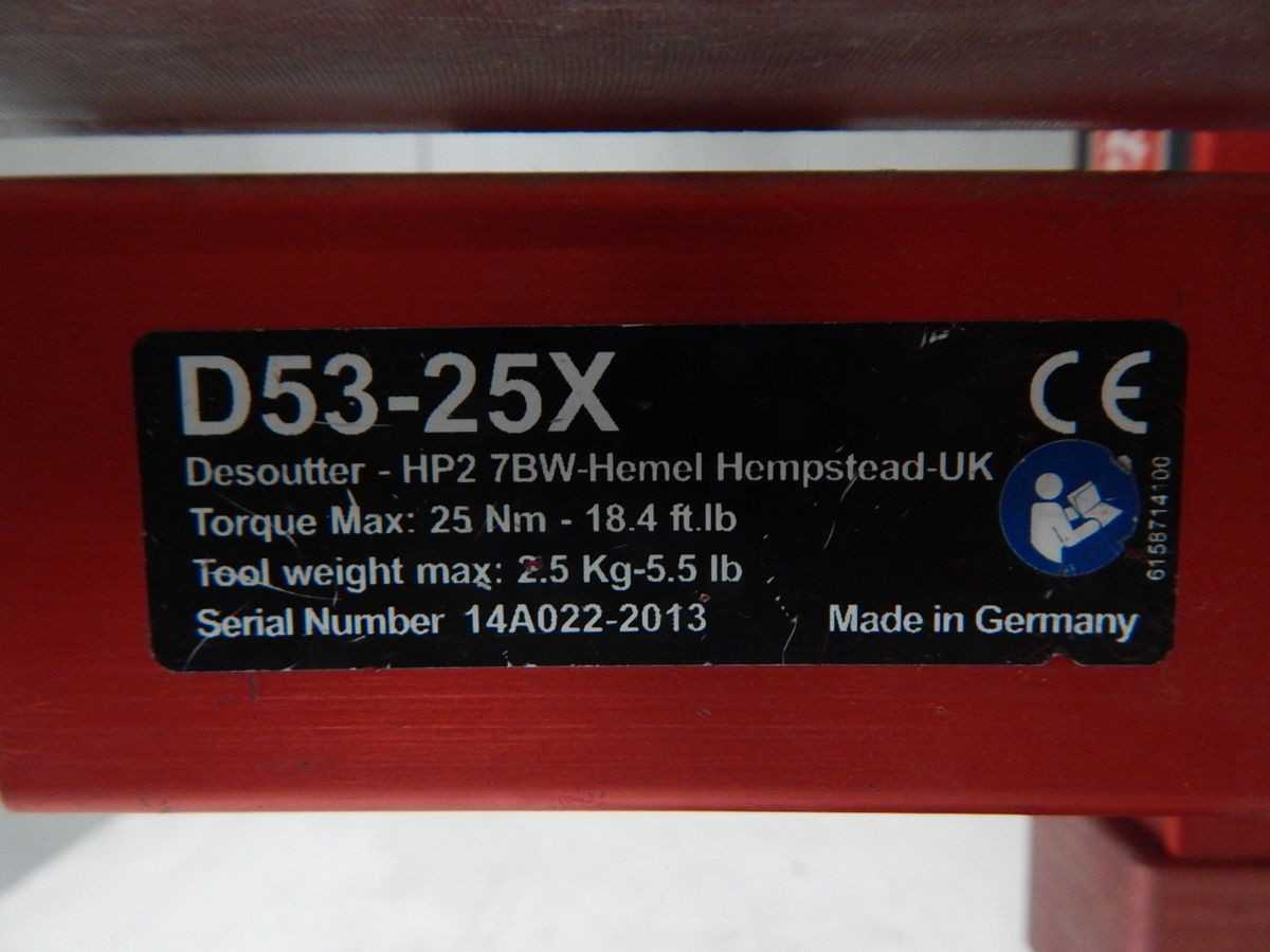 DESOUTER D53-25X X/Y AXLE LINEAR POSITIONING ARM M6176 - AUTOMATION & CONTROLS