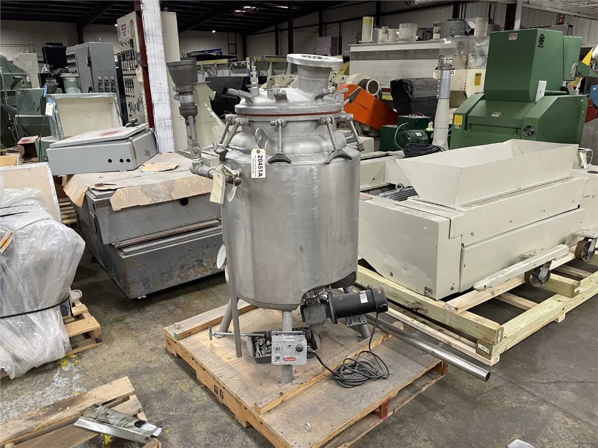 1984 Letsche Corporation 188 L Reactor, 304 Stainless Steel - REACTORS