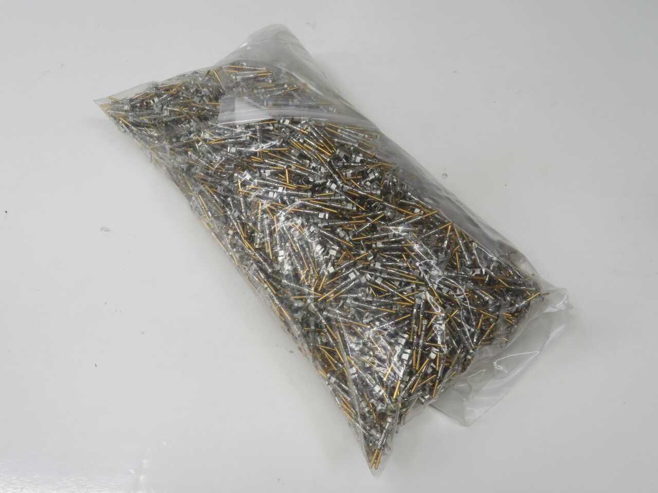 ALLIED ELECTRONICS 66602-2 CONNECTOR PIN CONTACT SIZE 16 BRASS GOLD PLATED 18-14 AWG 13A - AUTOMATION & CONTROLS
