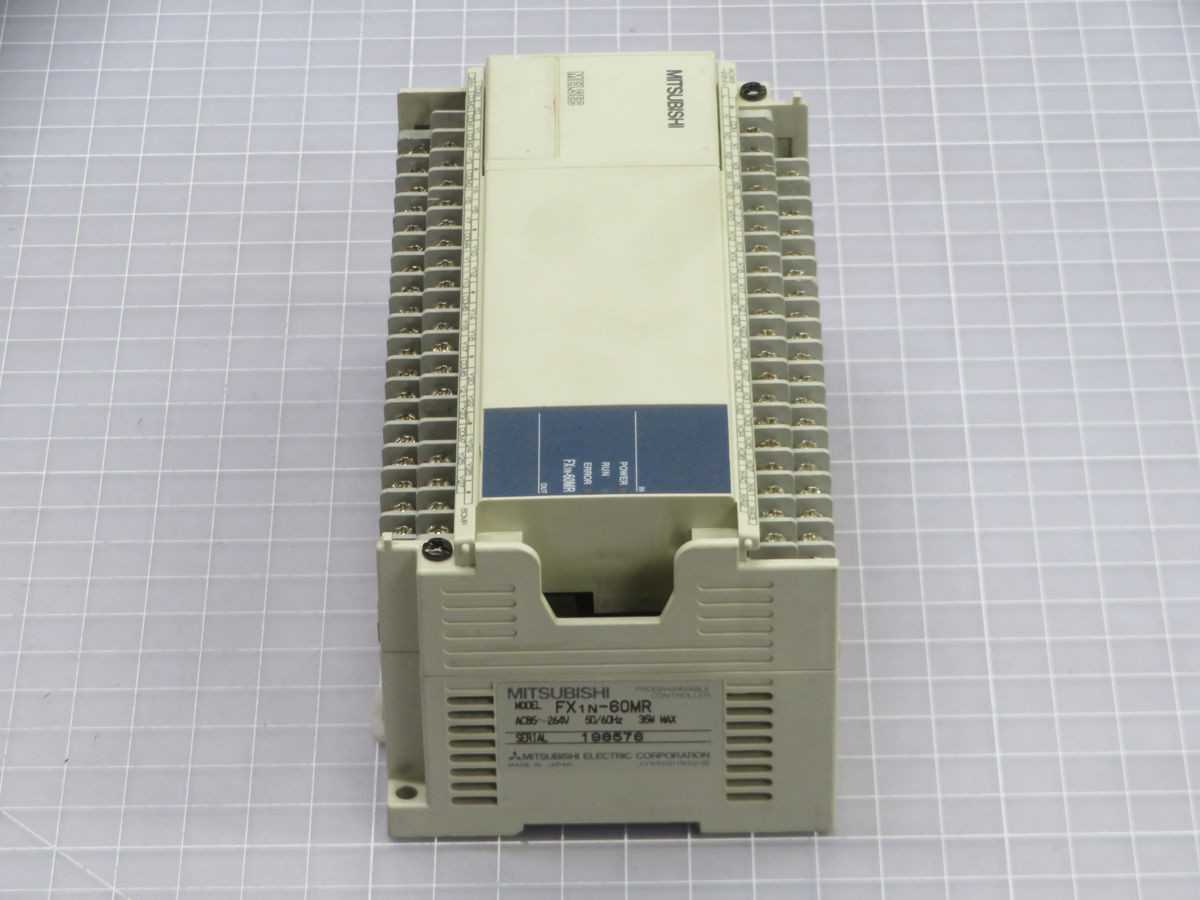 MITSUBISHI FX1N-60MR PROGRAMMABLE CONTROLLER T247380 - PLC MODULES