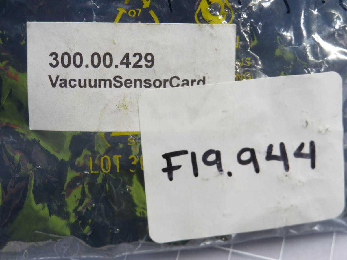 INFOTECH 180214 300.00.429 VACUUM SENSOR CARD BH0008 - SENSORS