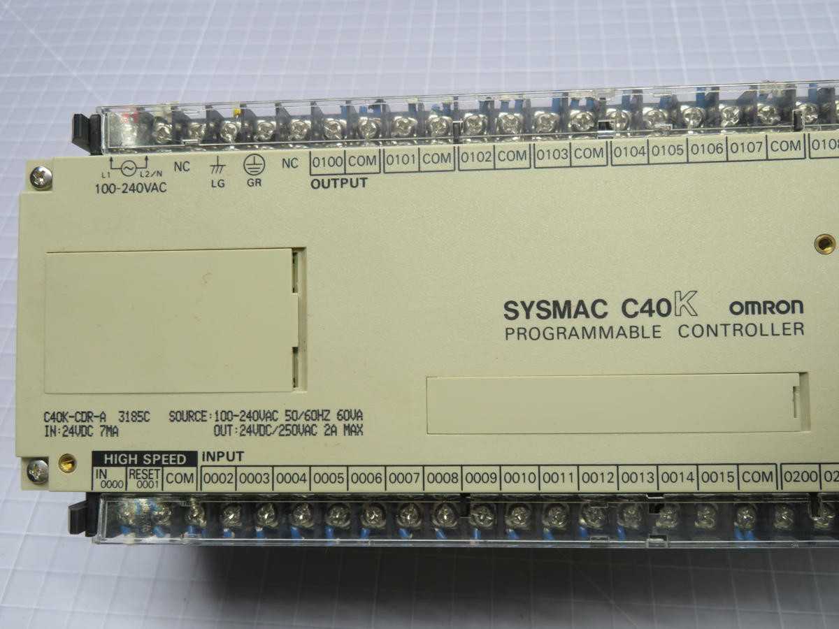 OMRON C40K PROGRAMABLE LOGIC CONTROLLER T227374 - PLC MODULES