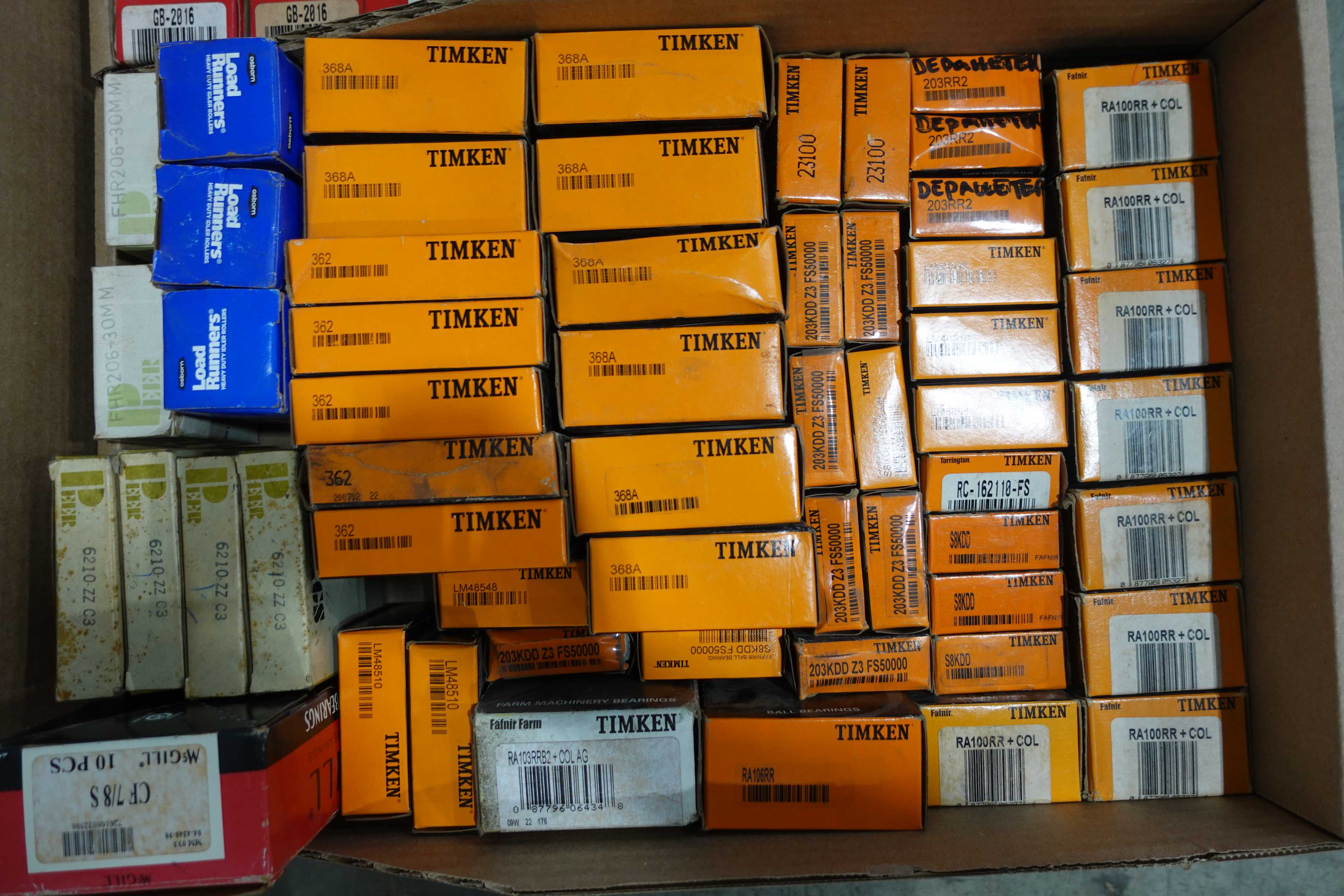 SKU 1766756 - PALLET OF ASSORTED BEARINGS, ROLLER, INSERT, CAM FOLLOWERS - BEARINGS