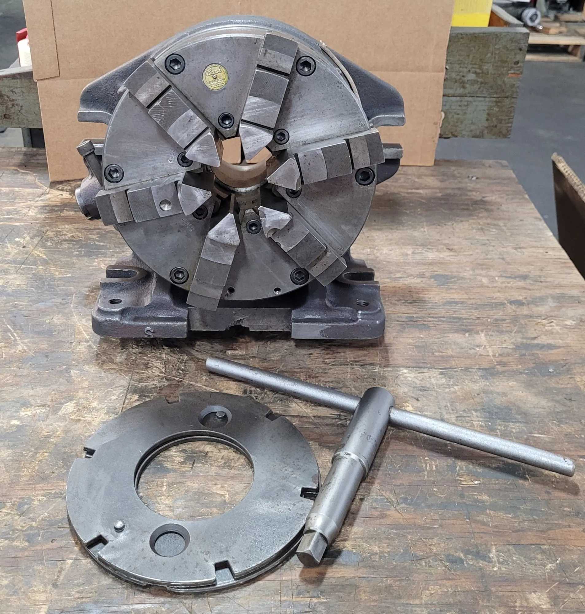 Hartford Special Super Spacer With Buck 8-1/4 In. 6-Jaw Chuck - MACHINING ACCESSORIES & TOOLING