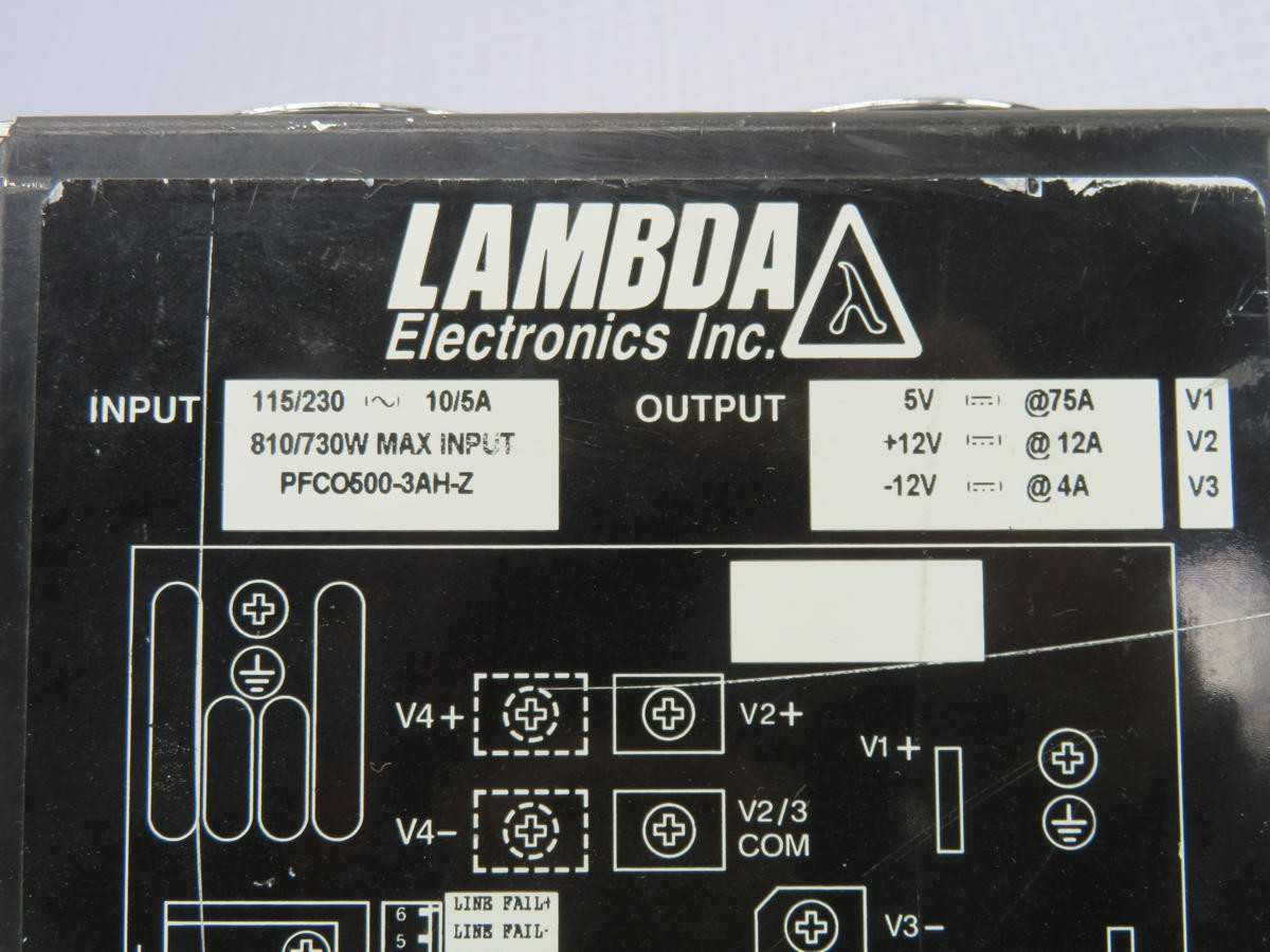 LAMBOA PFC0500-3AH-Z POWER SUPPLY T217791 - POWER SUPPLIES