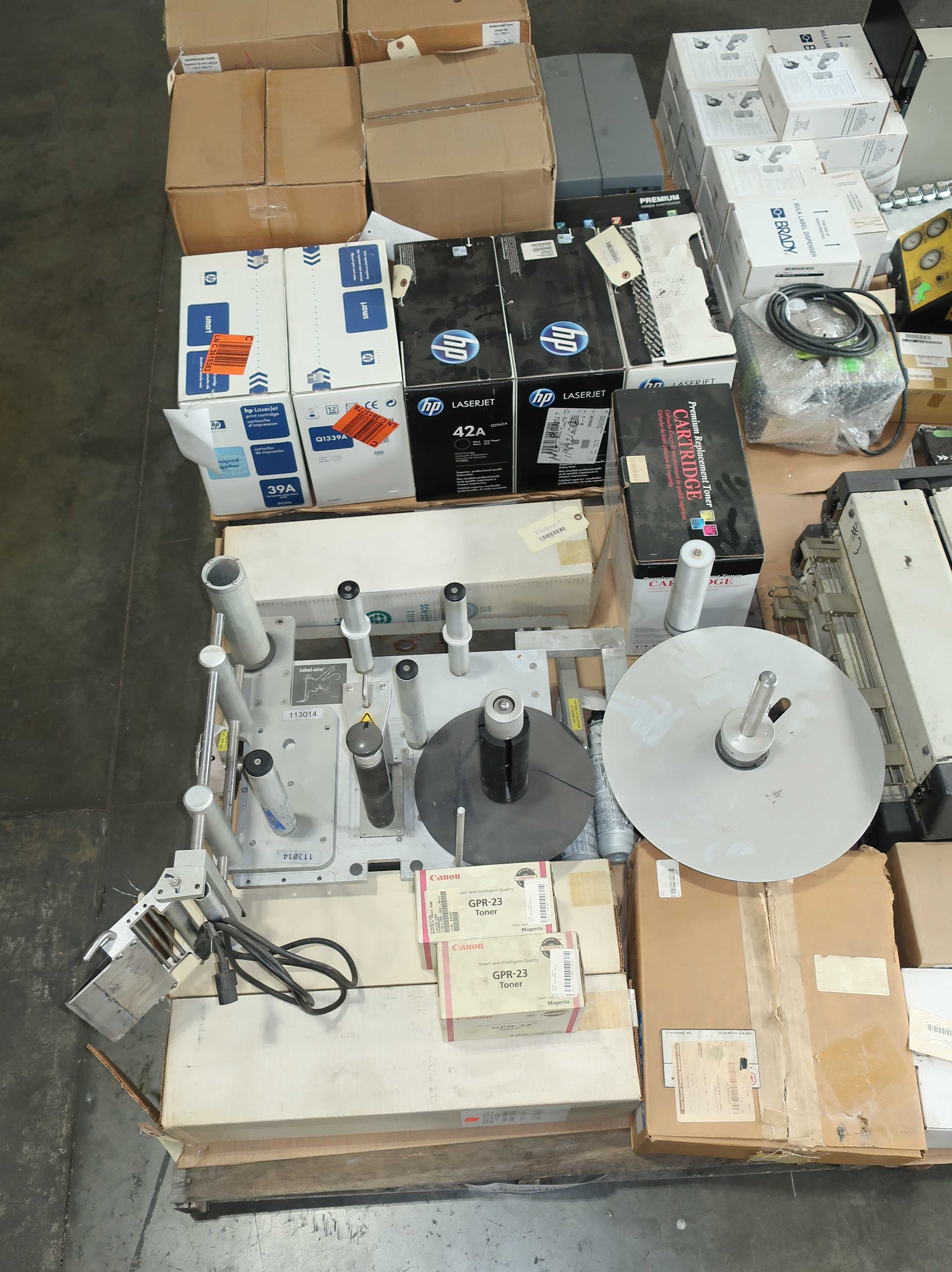 SKU 1777603 - 4 PALLETS OF ASSORTED PACKAGING AND LABELING - PACKAGING