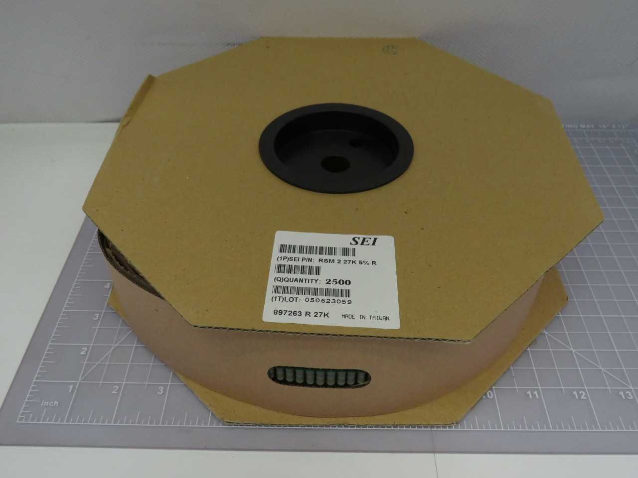 LOT OF 2500 SEI RSM 2 27K 5% R 897263 R 27K RESISTORS T172621 - ELECTRICAL COMPONENTS