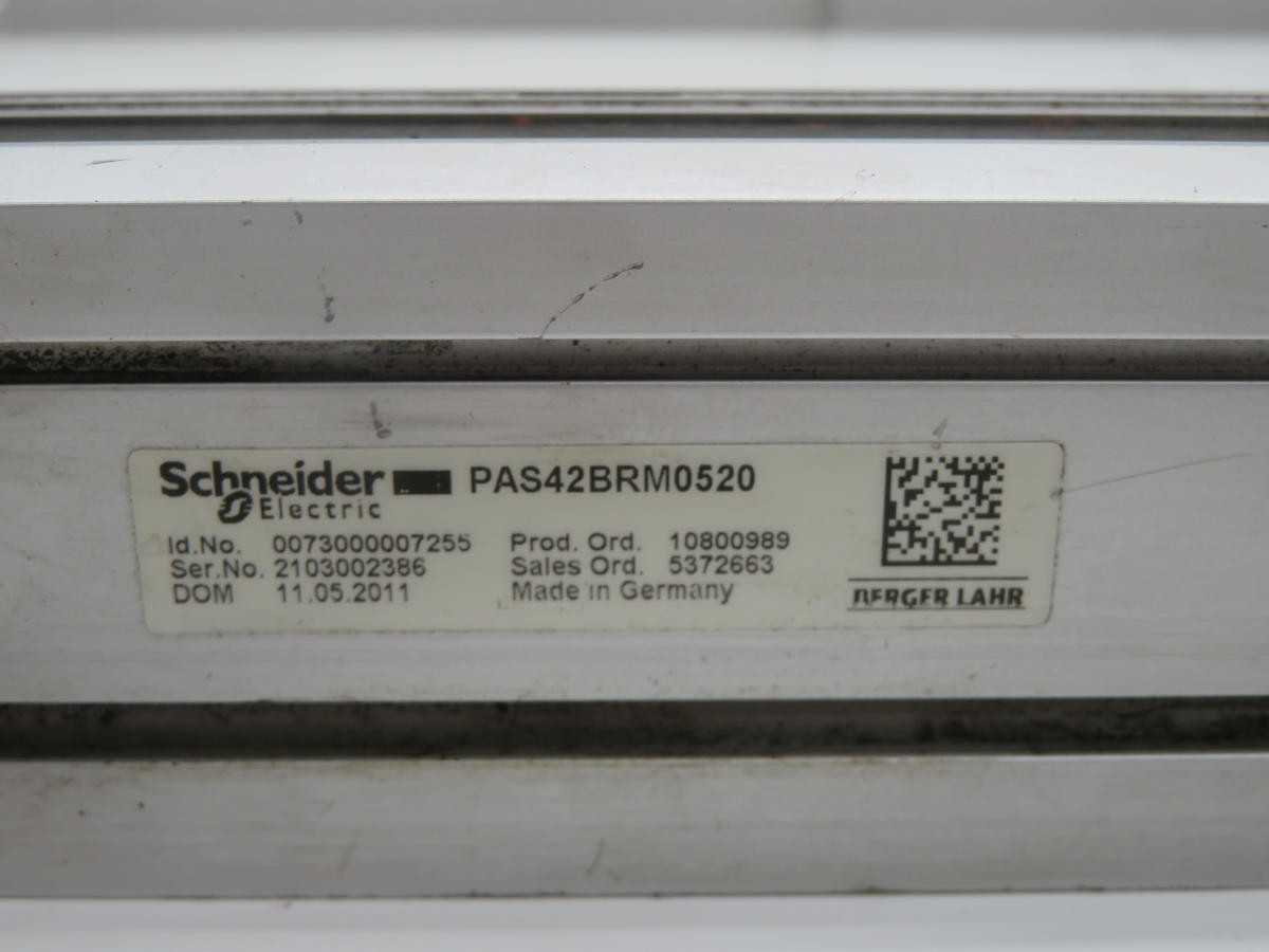 SCHNEIDER ELECTRIC PAS42BRM0520 LINEAR DRIVE T221320 - LINEAR MOTION
