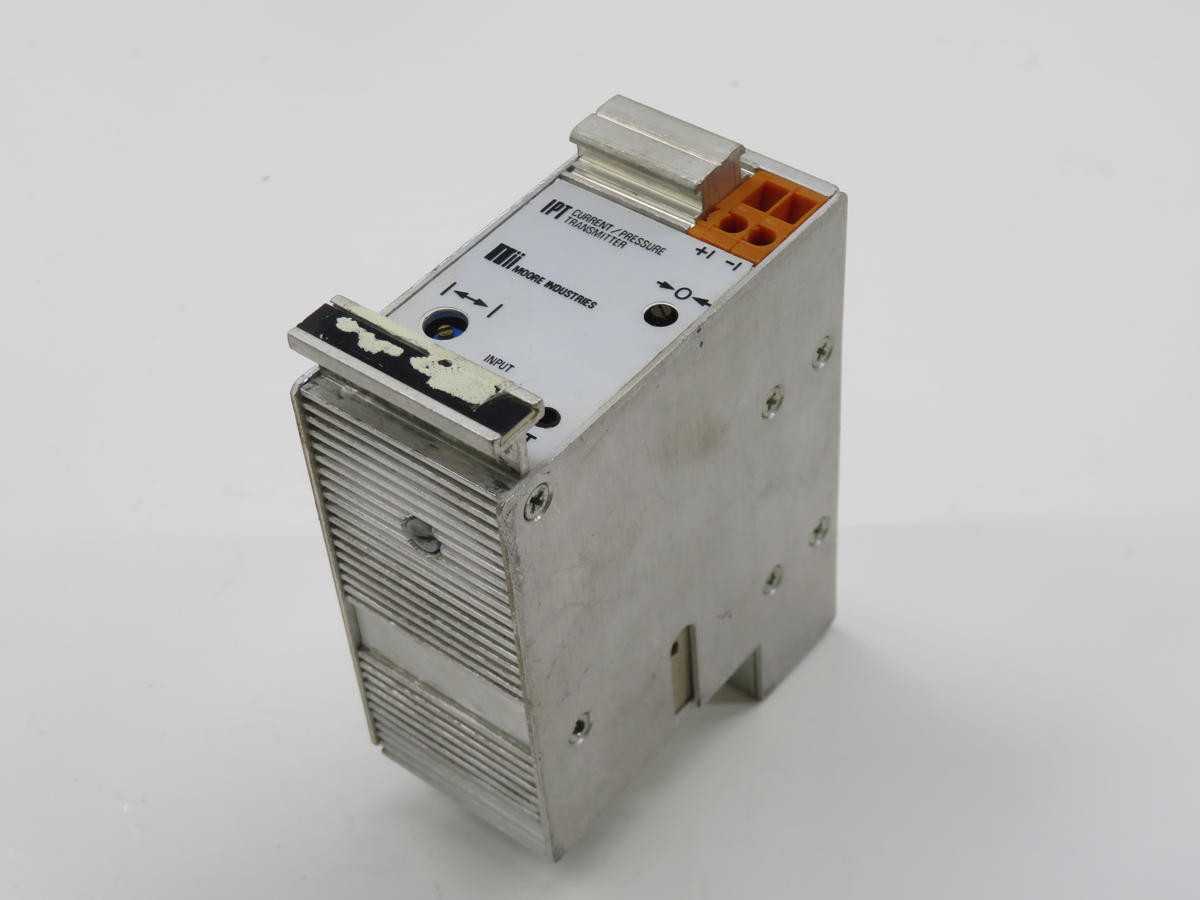 MOORE INDUSTRIES IPT/4-20MA/3-15PSIG/20PSI/-RTB-FA1 CURRENT TO PRESSURE TRANSMITTER T229641 - PRESSURE TRANSMITTER