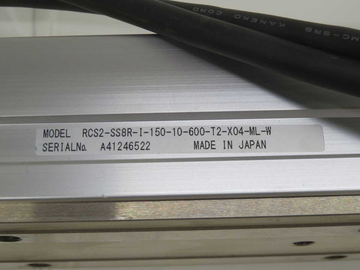 IAI RCS2-SS8R-1-150-10-600-T2-X04-ML-W Robo Cylinder Actuator T259469 - SERVO