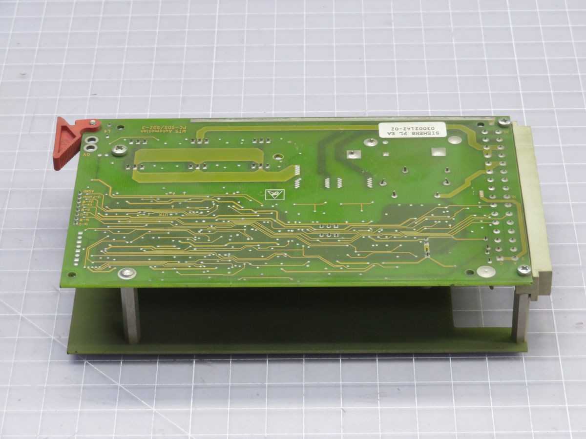 SIEMENS 03002142-02 SERVO AMPLIFIER BOARD T256021 - SERVO