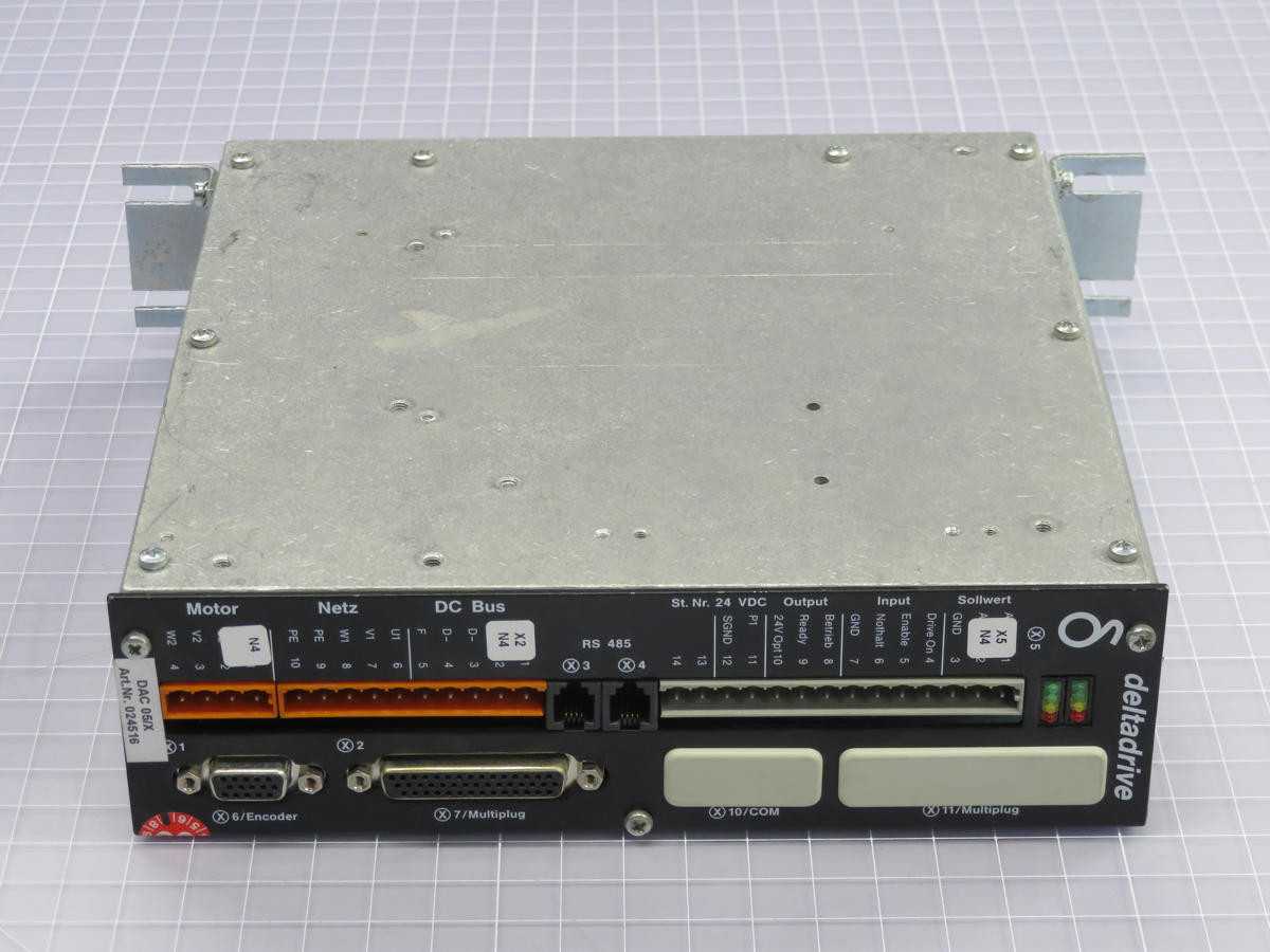 DELTADRIVE DAC 05/X DIGITAL AC SERVO DRIVE T211237 - AC VFD DRIVES