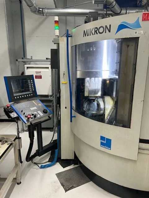 2004 Mikron HSM-400U Vertical Machining Center With Heidenhain Control & 5 Axes - VERTICAL MACHINING CENTERS