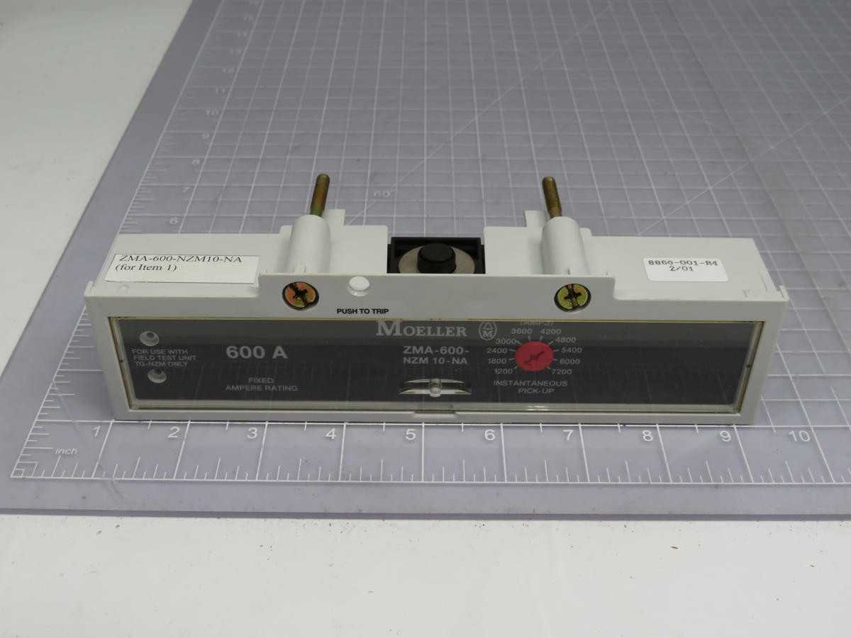 MOELLER ZMA-600-NZM 10-NA CIRCUIT BREAKER TRIP BLOCKS T201814 - CIRCUIT BREAKERS