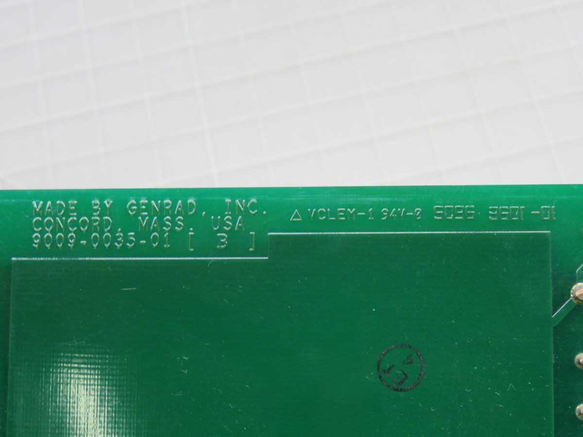 GENRAD 9009-0035-01 PCB CONTROL BOARD T256763 - PCB CIRCUIT BOARDS