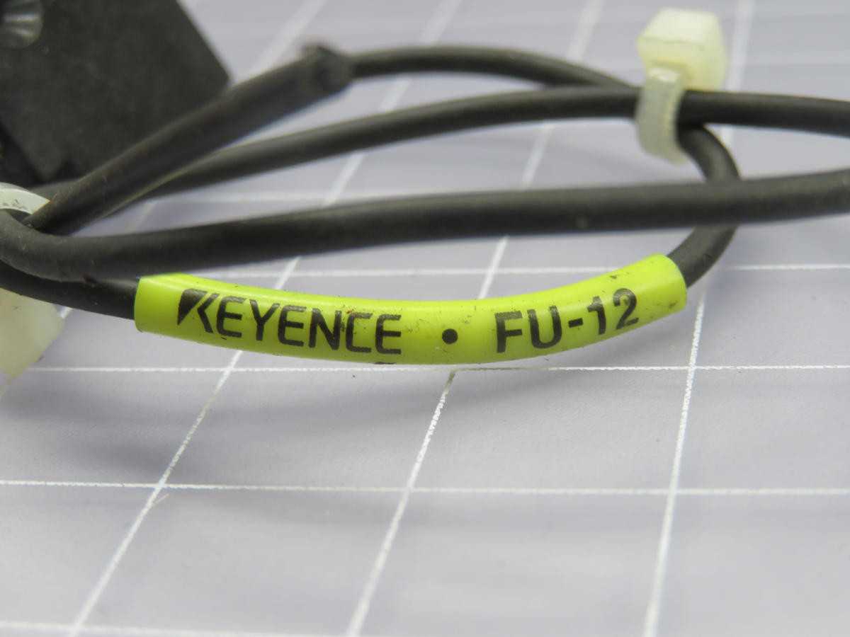 LOT OF 9 KEYENCE FU-12 TRANSMISSIVE FIBER UNIT SET T224426 - FIBER OPTIC CABLE
