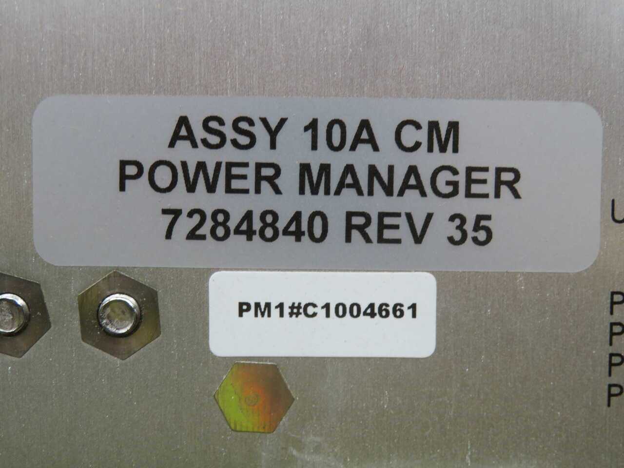 NORDSON 7284840 POWER MANAGER LOAD CONTROLLER T271235 - OPERATOR CONTROLS