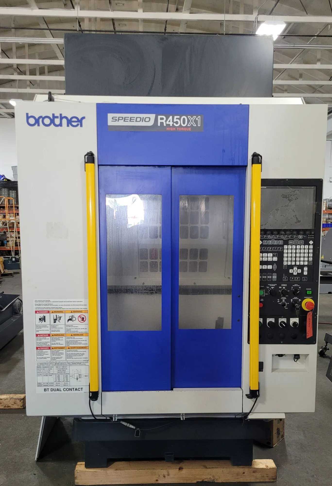 2015 Brother Speedio R450X1 CNC Machining Center, 16K RPM, 22 ATC, 3-Axis, 220V - VERTICAL MACHINING CENTERS