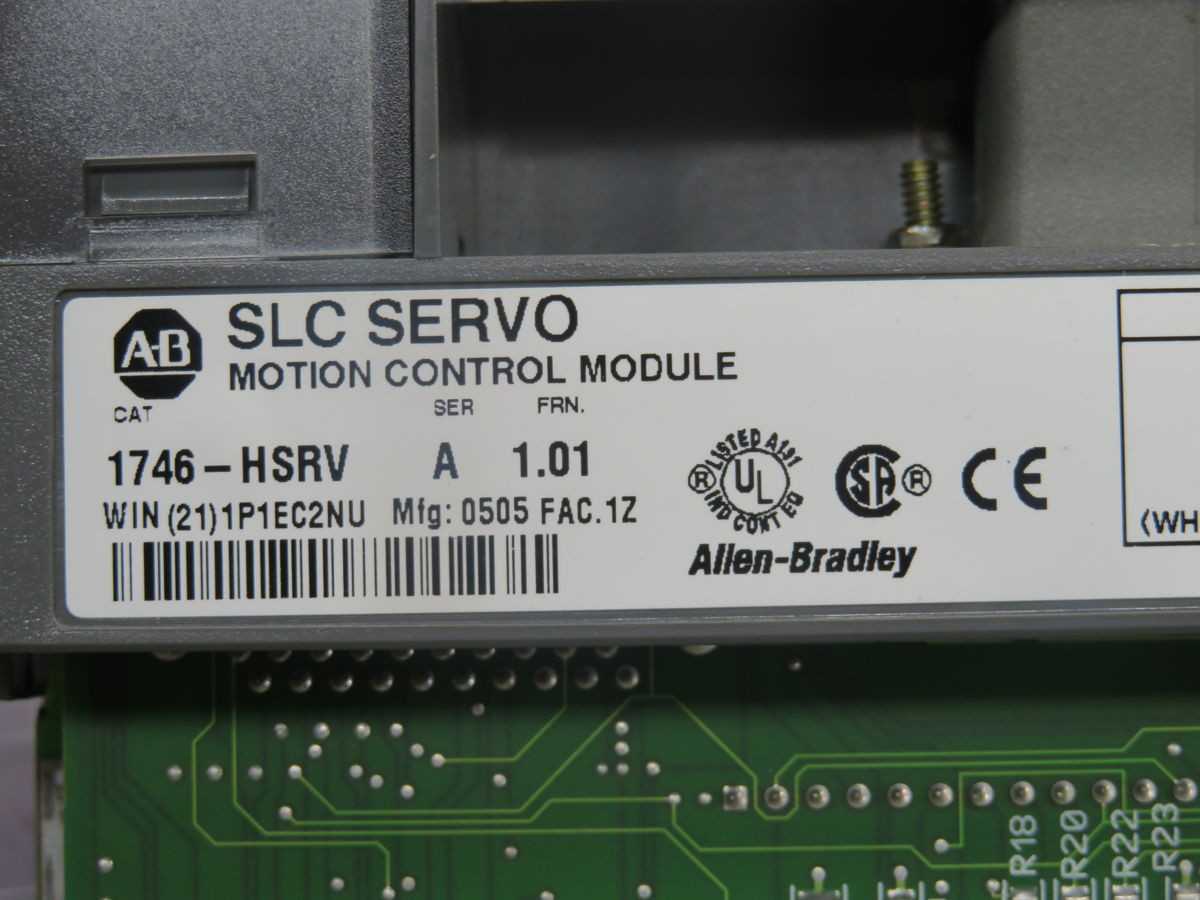 ALLEN BRADLEY 1746-HSRV MOTION CONTROL MODULE T248866 - AUTOMATION & CONTROLS