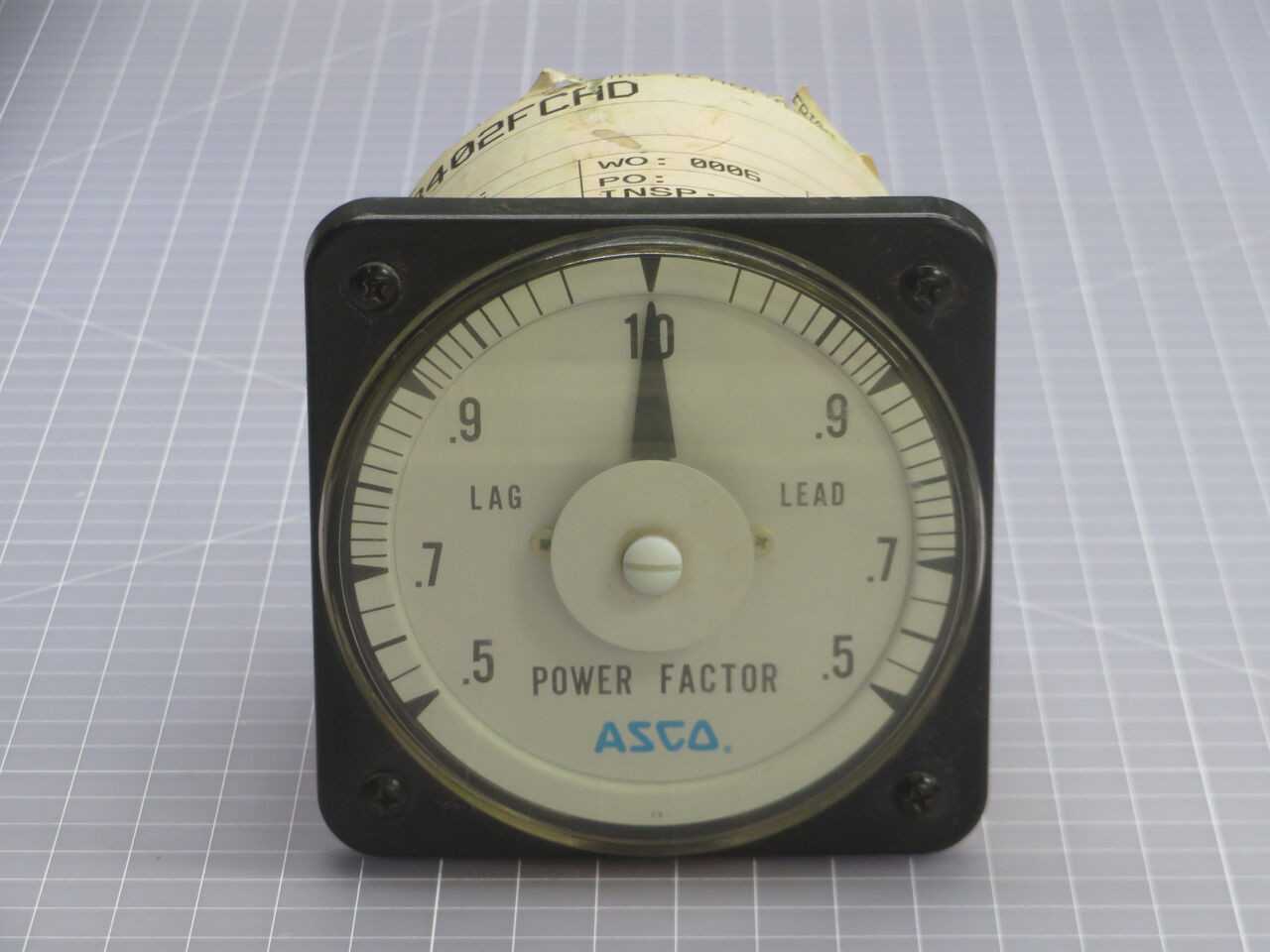 YOKOGAWA 103402FCAD7JGB POWER FACTOR METER T245513 - PANEL METERS