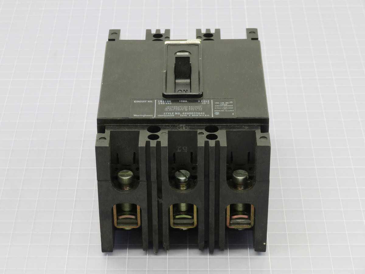 WESTINGHOUSE EB3100 CIRCUIT BREAKER T213894 - CIRCUIT BREAKERS