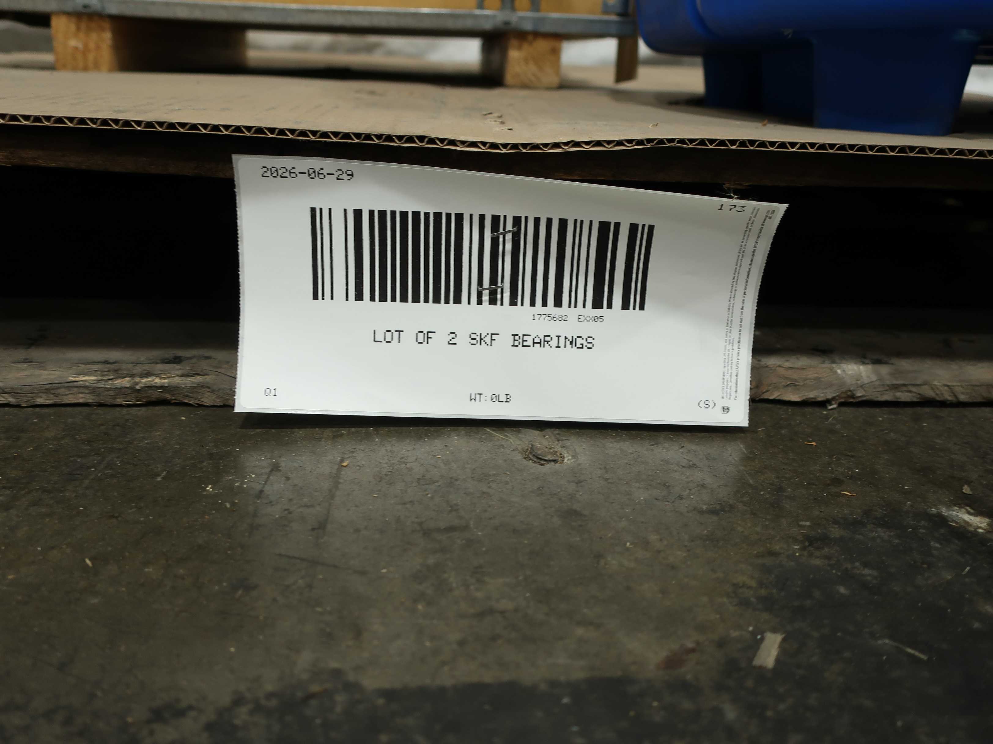SKU 1775682 - LOT OF 2 SKF BEARINGS - BEARINGS
