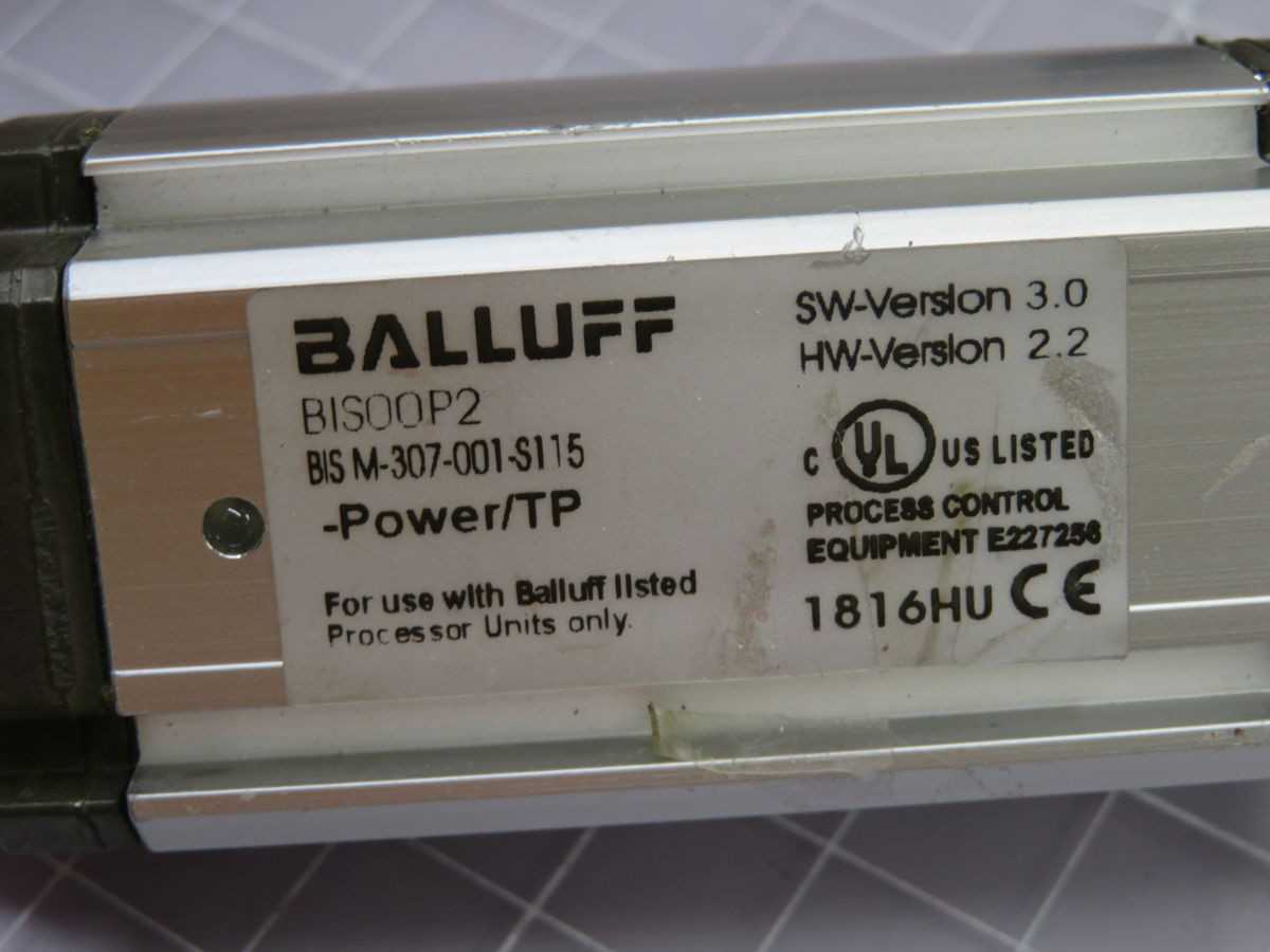 BALLUFF BIS00P2 HF READ/WRITE HEAD BH0225 - SENSORS