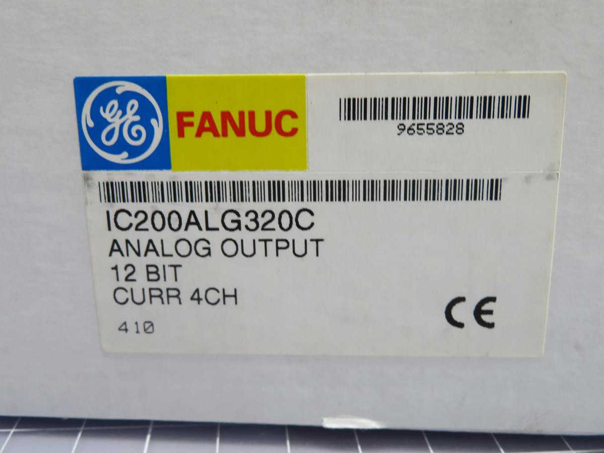 GE IC200ALG320C ANALOG OUTPUT T238874 - PLC MODULES