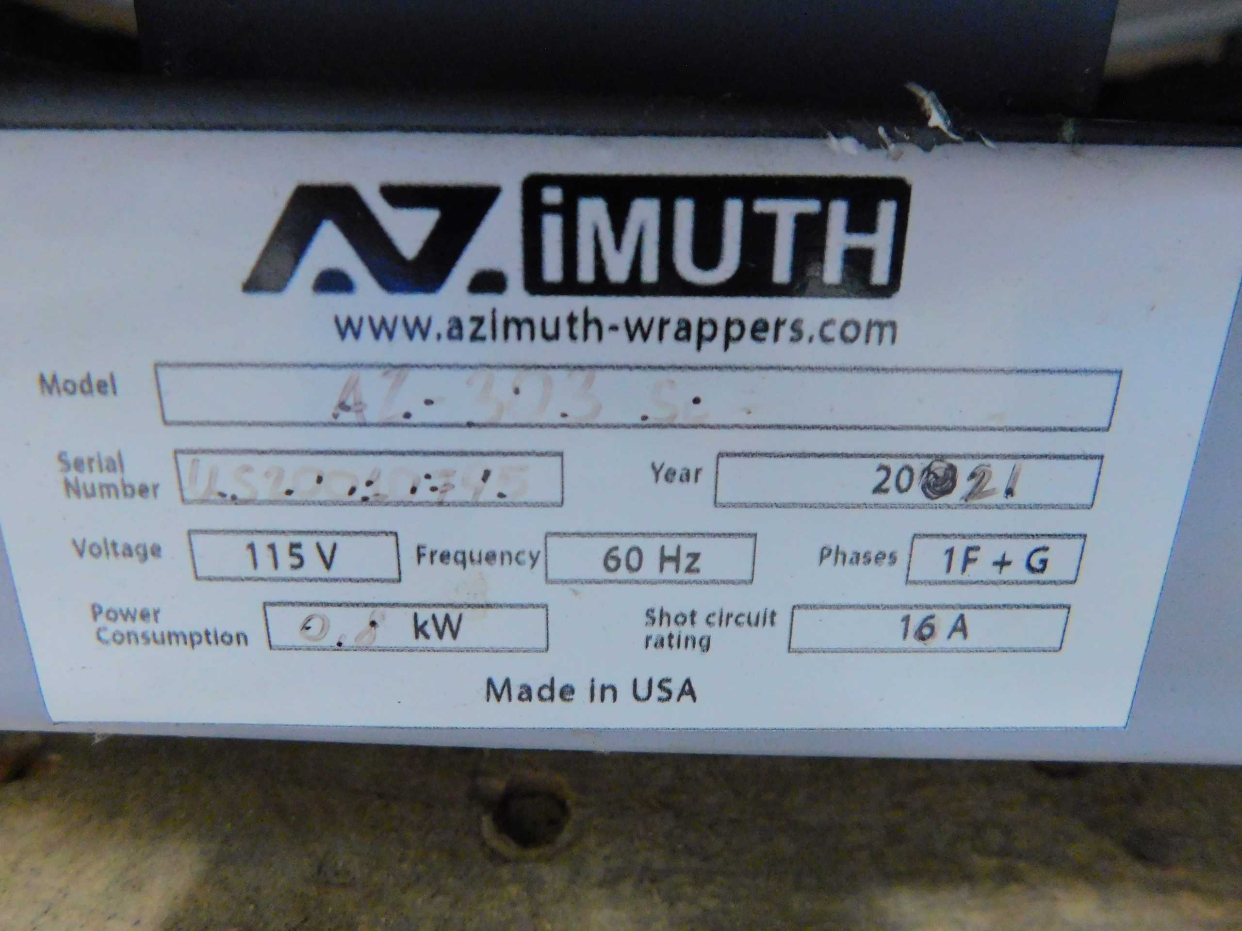 Azimuth AZ-303 Stretch Wrap Turntable Scale - FLOOR SCALES