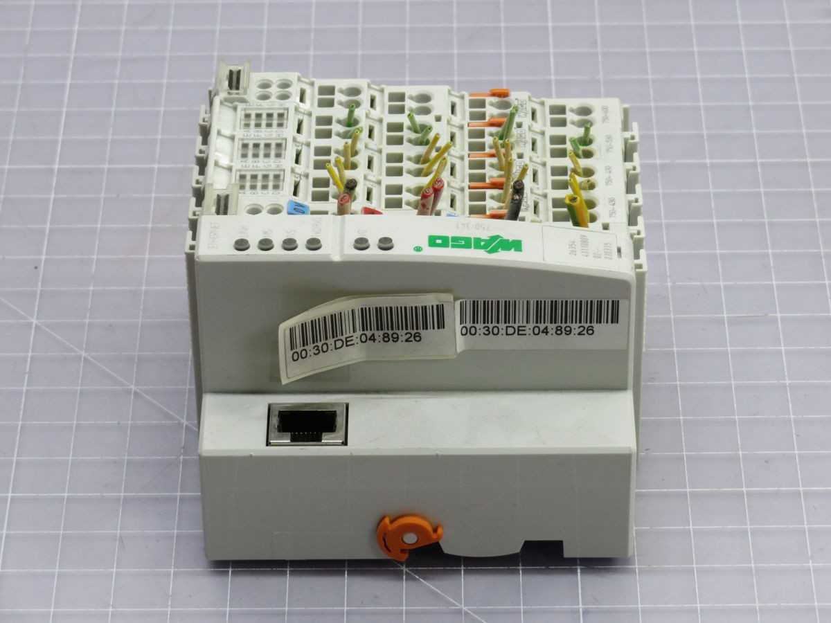 WAGO 750-341 ETHERNET TCP IP FIELDBUS COUPLER T255272 - PLC MODULES