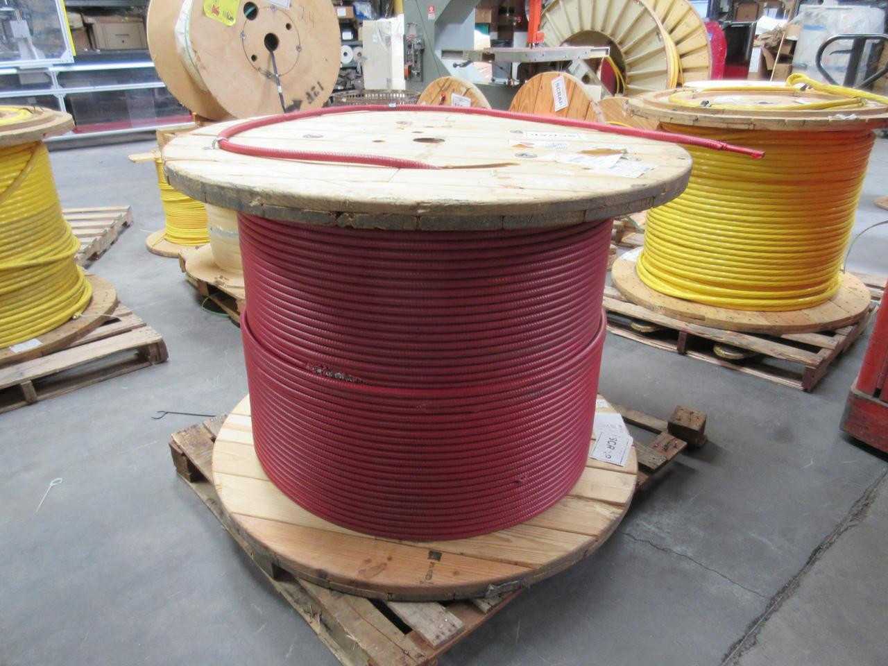 ADC OPTICAL CABLE DRAKA BBXS 72 FIBER ARMORED/INTERLOCKING TYPE OFCP 3100 FT - FIBER OPTIC CABLE