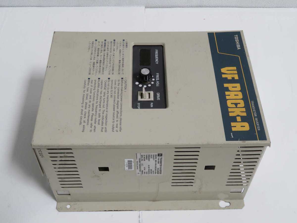 TOSHIBA VFA-2055P VF PACK-A TRANSISTOR INVERTER DRIVE T203920 - INDUSTRIAL PARTS