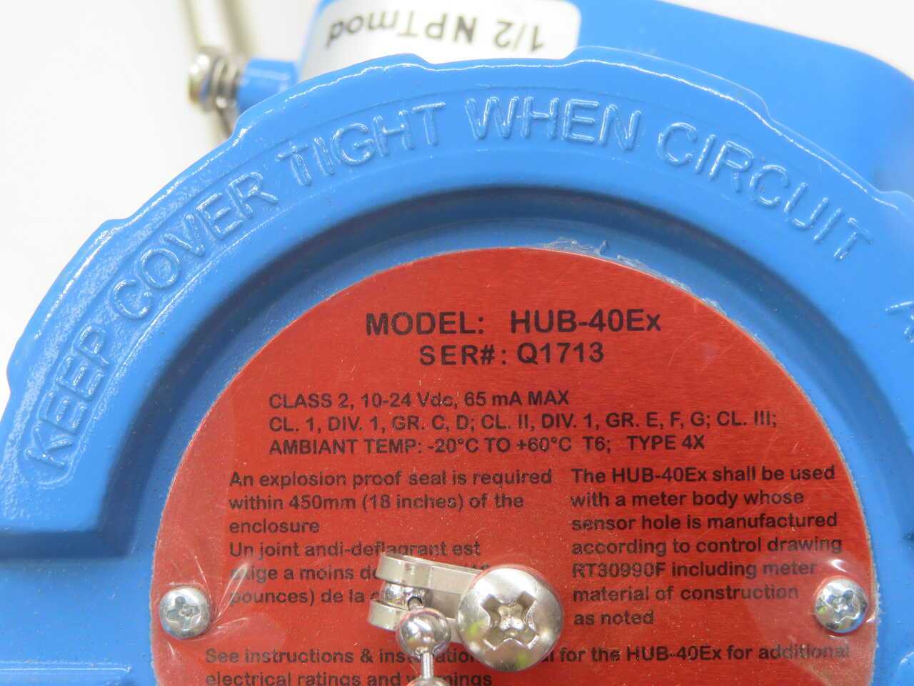 Aw-Lake Hub-40Ex Hazardous Area Rated Flow Sensor - FLOW MEASUREMENT