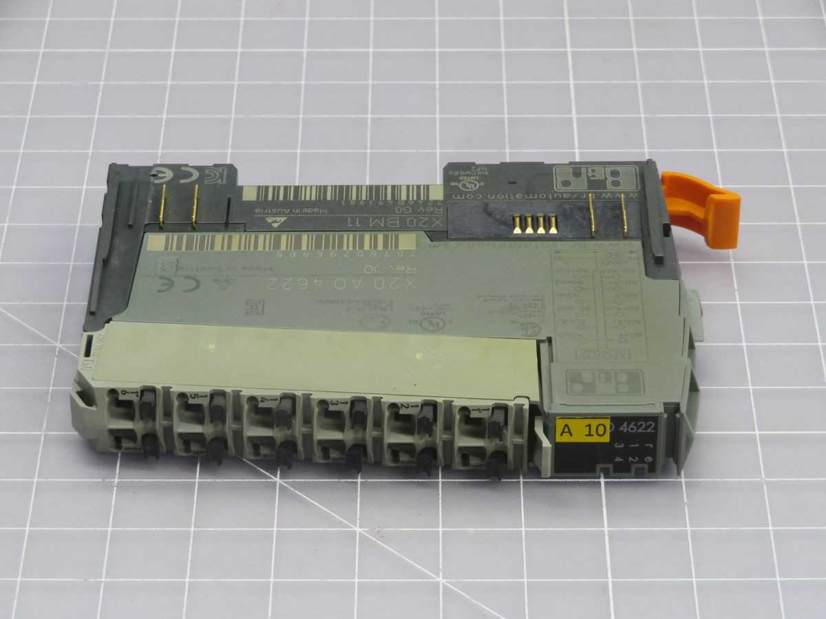 B&R X20 AO 4622 OUTPUT SLICE MODULE T245863 - MOTOR DRIVES