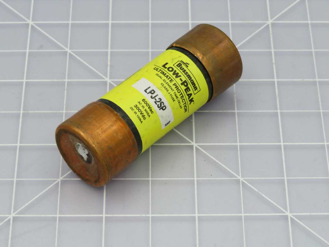 LOT OF 21 BUSSMAN LPJ-2SP LOW PEK CLASS J FUSE 2 AMP 600 VAC 300 VDC T189790 - FUSES