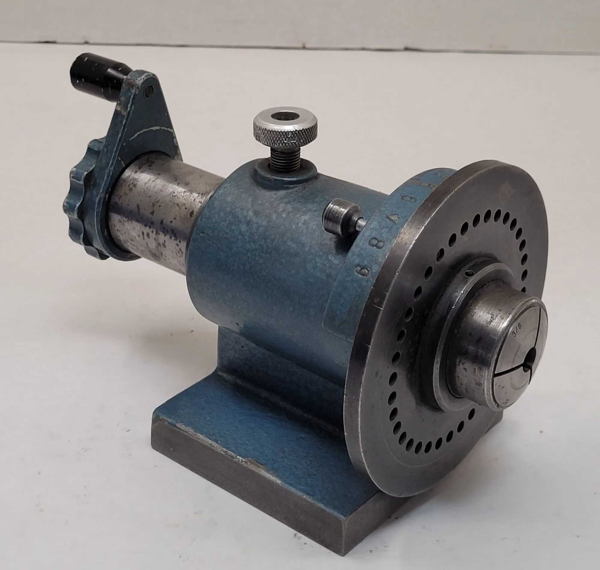 Yuasa Model 550-003 5C Collet Spin Index Fixture - MACHINING ACCESSORIES & TOOLING