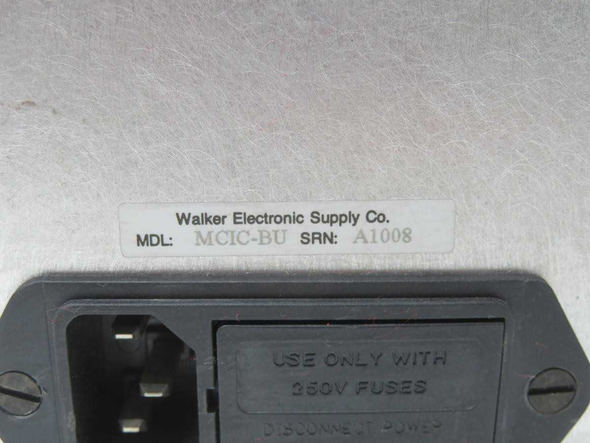 DAVID CLARK MCIC-BU MULTI-CHANNEL DESKTOP INTERCOM T236263 - AUTOMATION & CONTROLS