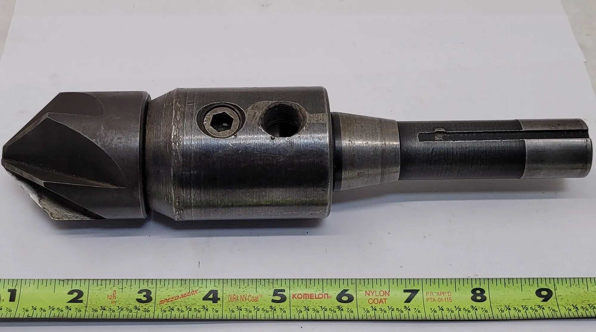 R8 END MILL HOLDER – 1 INCH W/ CUTTER - MACHINING ACCESSORIES & TOOLING