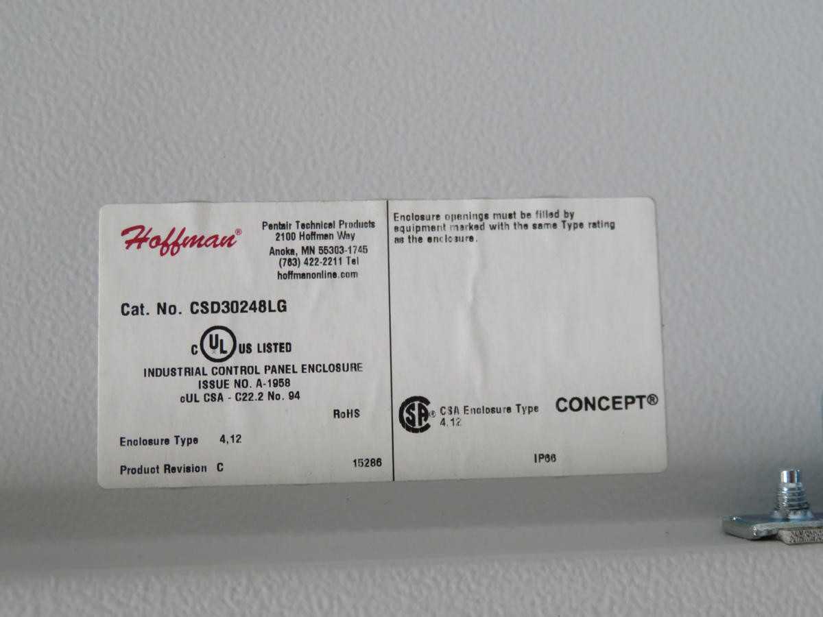 HAMMOND CSD30248LG ENCLOSURE T228461 - ELECTRICAL ENCLOSURES