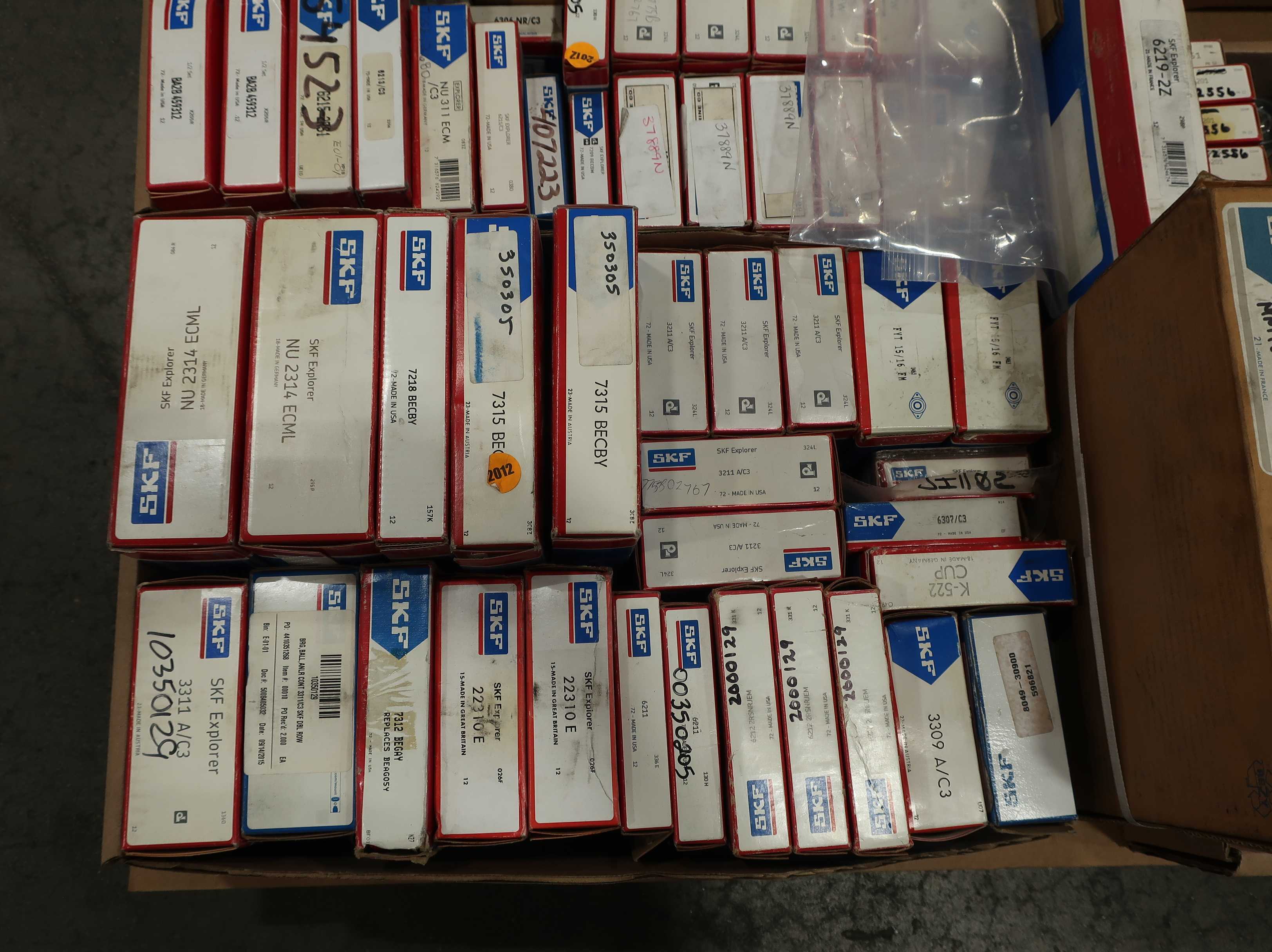 SKU 1772247 - PALLET OF ASSORTED SKF BEARINGS - BEARINGS