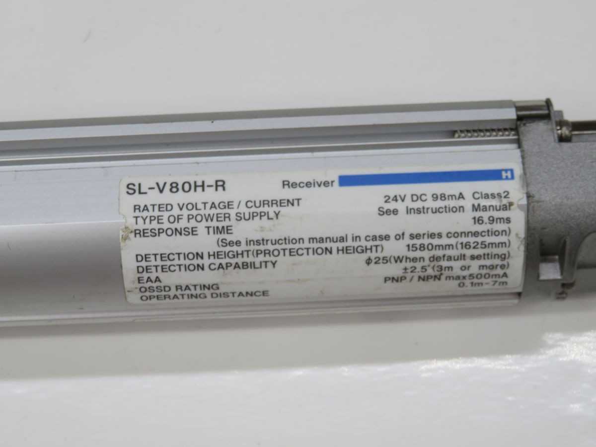Keyence SL-V80H-R Light Curtain T261091 - High Precision Safety Solution - SENSORS